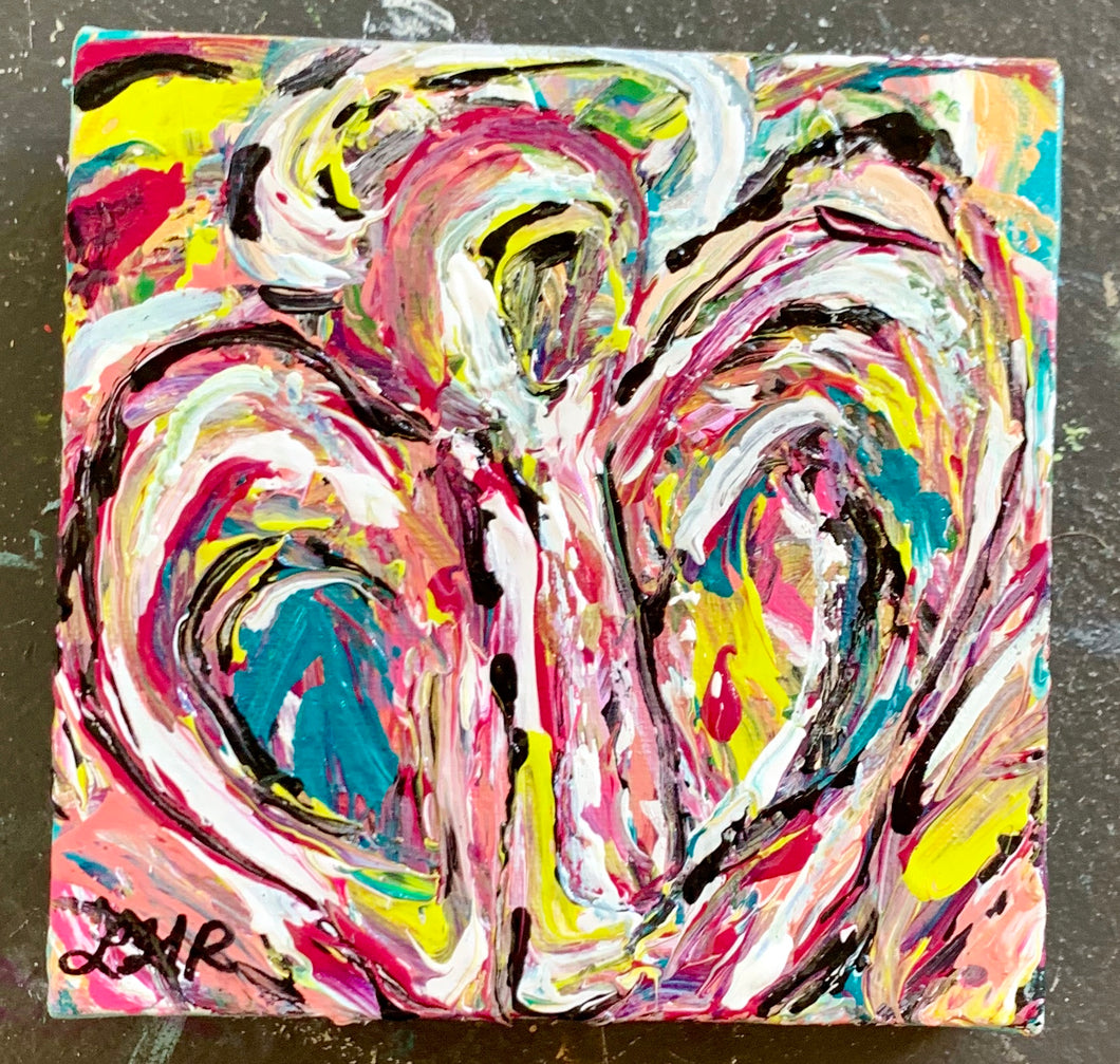 Dream a little ART | Angel Abstract | Leah G Richardson | Colorful Angel Art | Southern Artist | Columbia | Greenville | Charleston