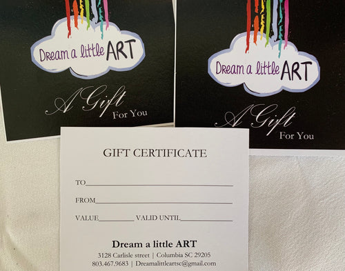 Dream A Little Art Giftcard