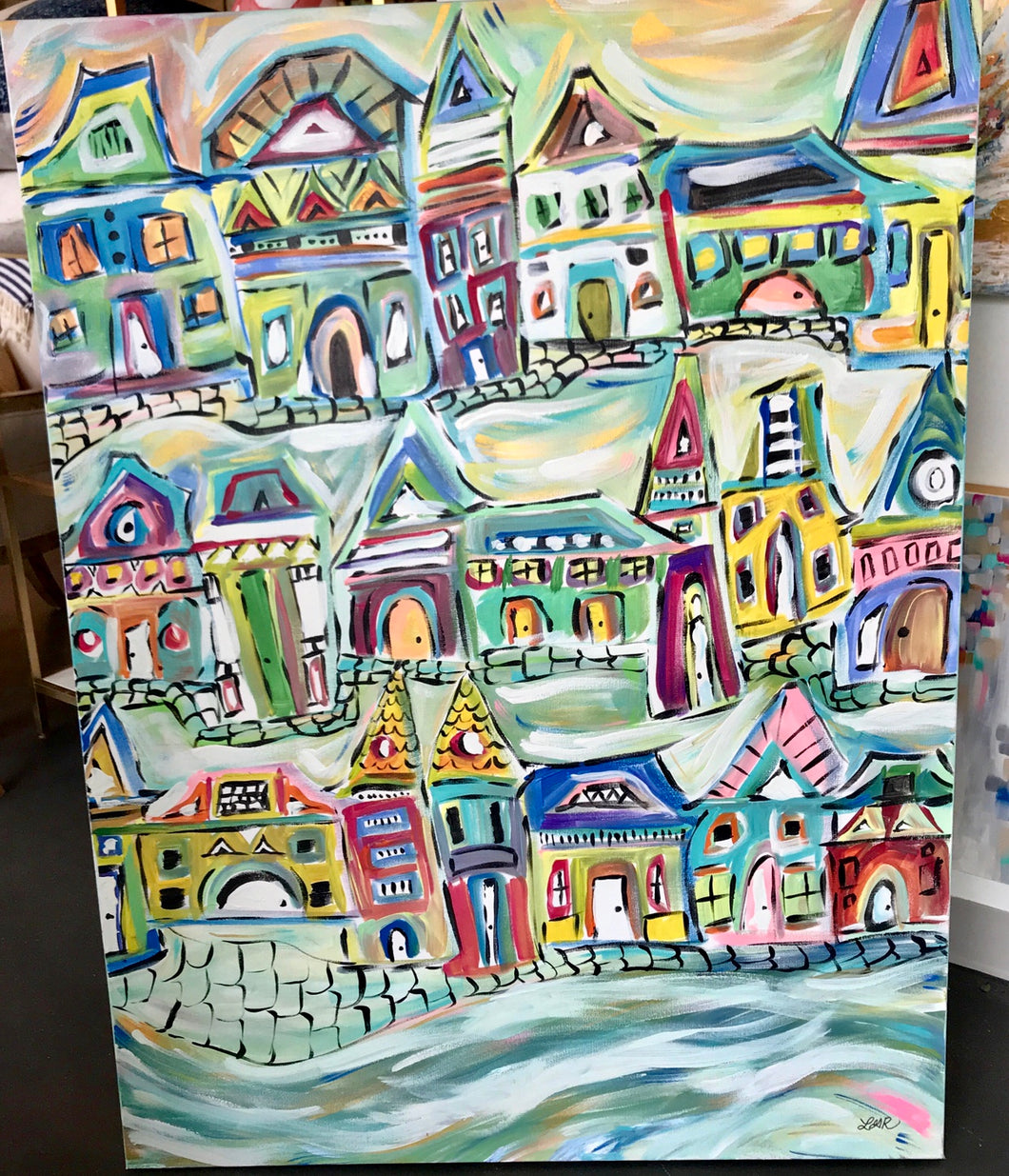 Dream a little ART | Coastal Art | Charleston | Rainbow Row